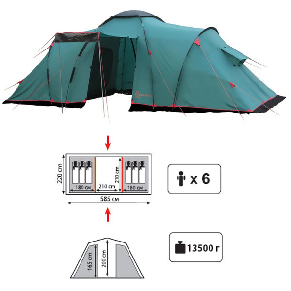 Палатка Tramp Brest 6