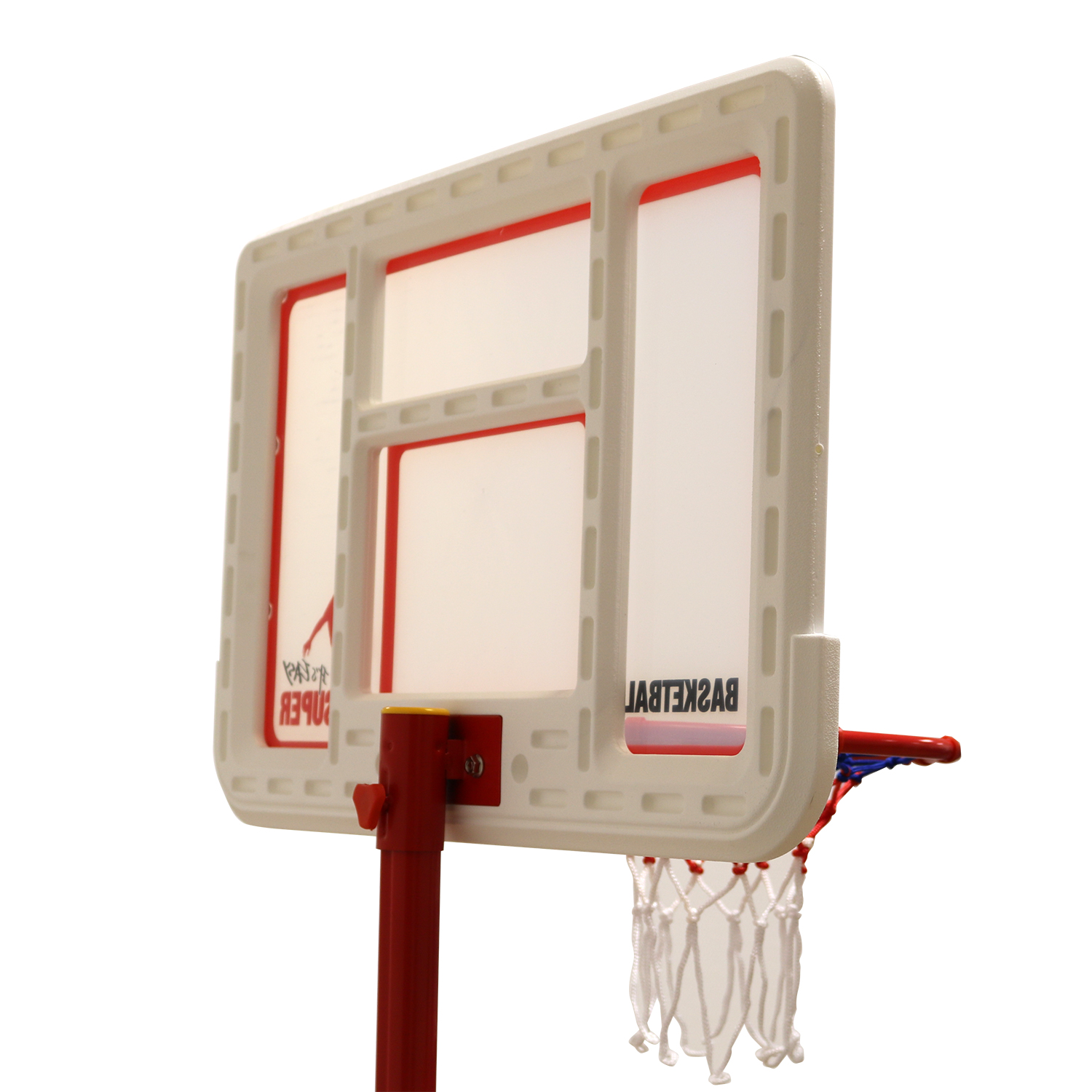 Мобильная баскетбольная стойка DFC KIDSB п/п белый щит